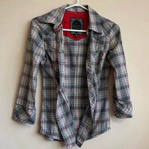 Button Up Plaid Shirt